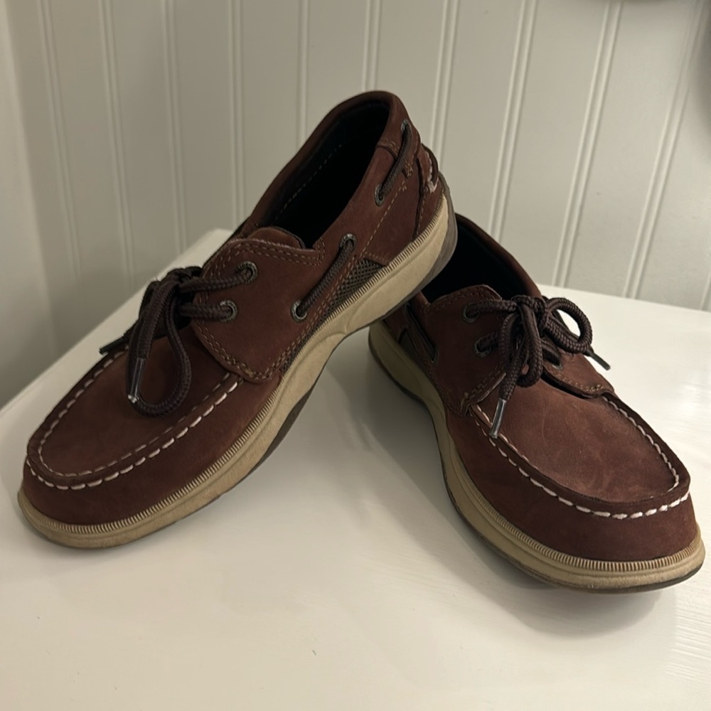 New Boys Sperry Intrepid Shoes Cigar Size 3M
